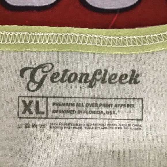 LAST 1! XL ONLY! Vintage Getonfleek Tank Top Beef Ramen Pop Art Mod Streetwear - Picture 3 of 9